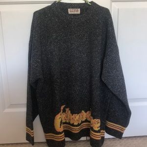 VINTAGE GOUT GREY KNITTED SWEATER